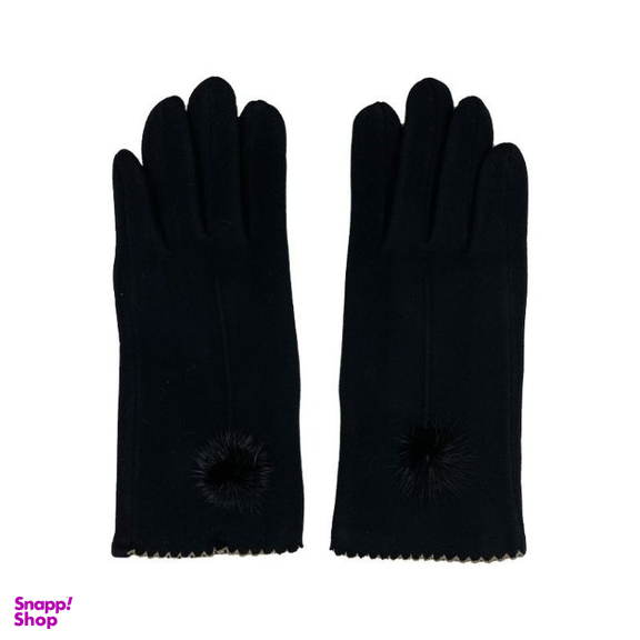 دستکش زنانه مدل پوم دار کد 8108