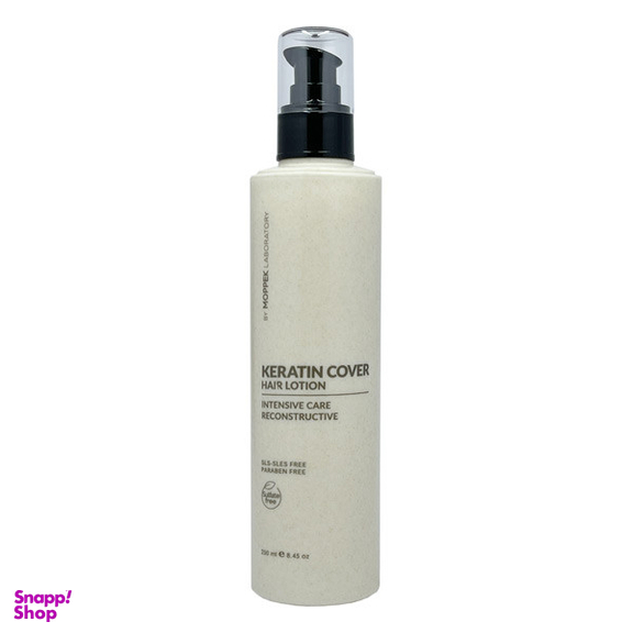 لوسیون مو موپک مدل KERATIN COVER حجم 250 میلی لیتر