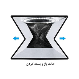چادر عکاسی پلوز مدل Folding Portable ابعاد 40×40 سانتی متر