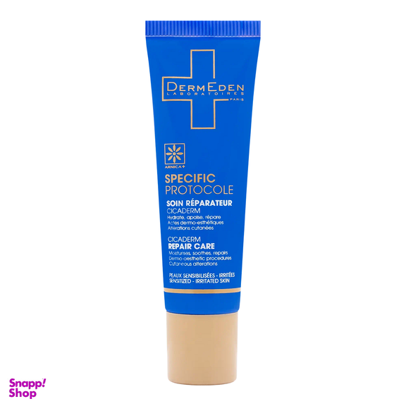 کرم ترمیم کننده زخم، سوختگی و اسکار درمدن مدل Cicaderm Repair Cream حجم 30 میلی لیتر