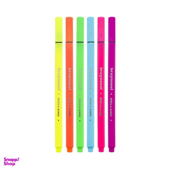 روان نويس 6 رنگ نوک نمدی  برونزیل مدل 60241106