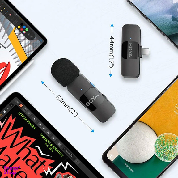 میکروفون بی‌ سیم یقه ای بویا مدل BOYA BY-V20