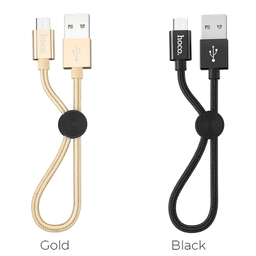 کابل شارژ USB به MicroUSB هوکو مدل X35 طول 25 سانتی متر
