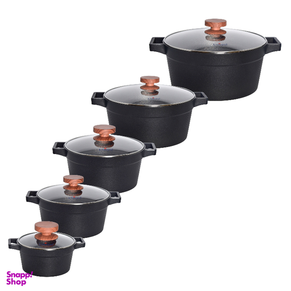 سرویس قابلمه و تابه گرانیتی 15 پارچه یونیک کد 8599