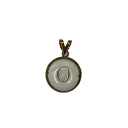 پلاک گردنبند طلا 18 عیار زنانه مدل حرف انگلیسی O کد 13
