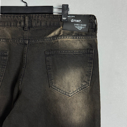 شلوار بگ سایز بزرگ طرح ZARA کد 3287 رنگ زغالی قهوه ای