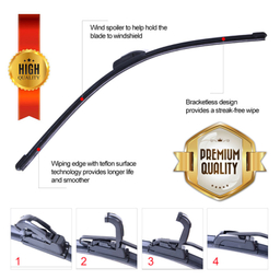 تیغه برف پاک‌کن پاسیکو مدل FLAT PRO مناسب برای ساینا بسته 2 عددی