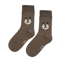 جوراب ساق بلند زنانه سرژه مدل 255159 رنگ قهوه ای تیره