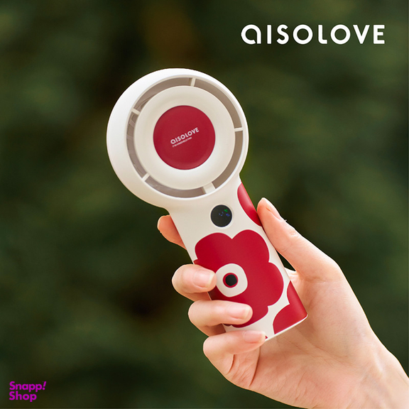 پنکه شارژی ای آی سو لاو مدل F16 Red Flower