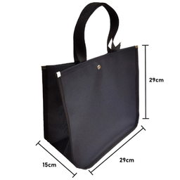 ساک دستی زنانه مدل دکمه ای کد 1 رنگ مشکی