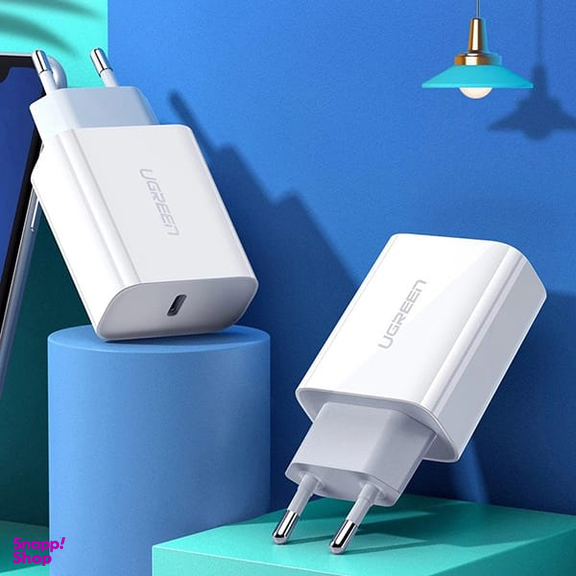 شارژر دیواری 20 وات با پورت USB-C PD یوگرین مدل CD137 کد 60450