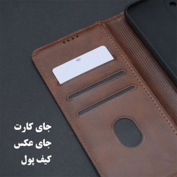 کیف کلاسوری گوشی موبایل مدل CH_Z مناسب برای سامسونگ Galaxy S24 ultra به همراه بند آویز