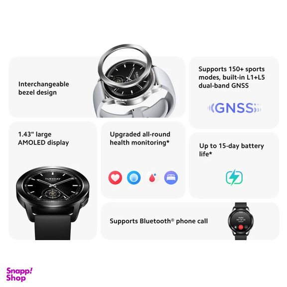 ساعت هوشمند شیائومی مدل Xiaomi Watch S3