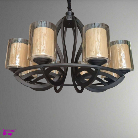 لوستر 8 شعله چشمه نور کد JA9160