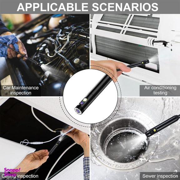 دوربین آندوسکوپی مدل 20 متر 2 لنز کد HARD WIRE HD