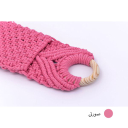 کیف بافتنی  مدل آویز کد 9586