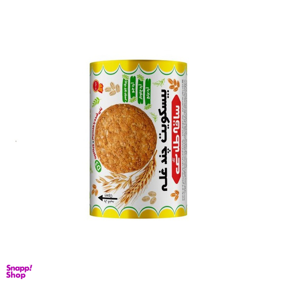 بیسکویت چند غله استوانه ساقه طلايی مینو وزن 220 گرم