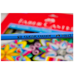 مداد رنگی 24 رنگ فابر کاستل جعبه فلزی مدل Classic