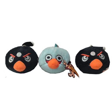 عروسک آویزدار طرح پرنده های خشمگین کد a137 مجموعه ۳ عددی