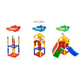 اسباب بازی پارک شادی تک توی بسته 58 تکه