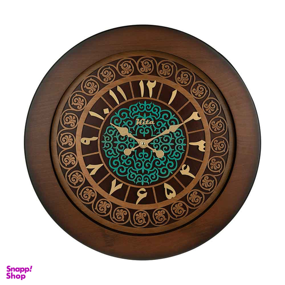 ساعت دیواری چوبی هم آدیس مدل کیتا رویال کد CKS 616-C60