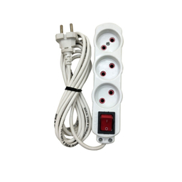 چندراهی برق سپهر الکتریک مدل 3 پریز 5 متری