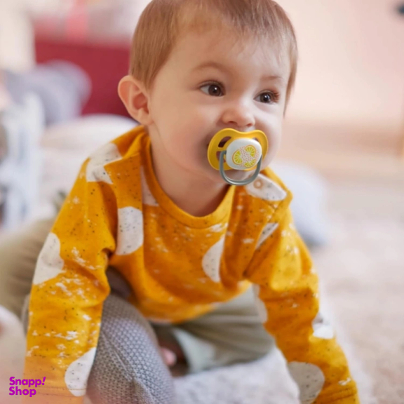 پستانک الترا ایر 18-6 ماه اونت کد SCF080/18 طرح لیمو