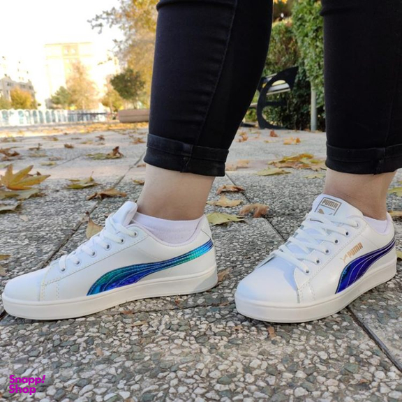 کفش پیاده روی طرح پوما کلاسیک کد 010 رنگ سفید