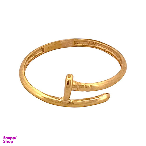انگشتر طلا 18 عیار زنانه مدوپد کد ZH10075
