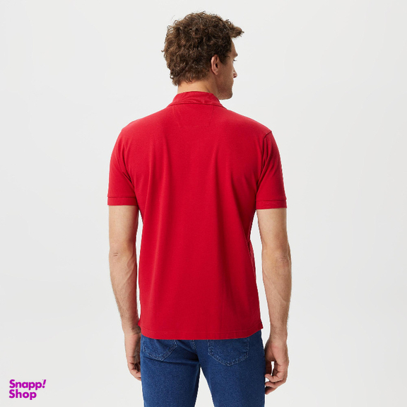 پولوشرت مردانه ناتیکا مدل Classic Fit رنگ قرمز تیره