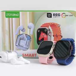 ست ساعت هوشمند و ایرفون بلوتوثی مدل ZT21 ULTRA2