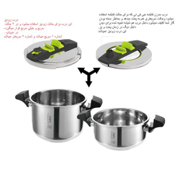زودپز دوقلو جی فی نی مدل G-01 گنجایش 4 و 6 لیتر