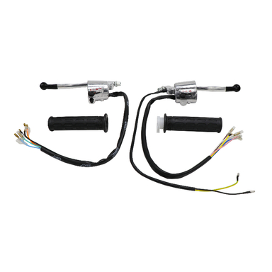 ست قلوه هوندایی با لاستیک سر دسته موتور سیکلت اونو مدل 33 مناسب هوندا مجموعه 4 عددی