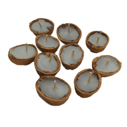 شمع مدل گردو کد 01 مجموعه 10 عددی