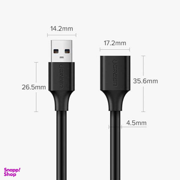 کابل افزایش طول Extension USB 2.0 یوگرین مدل US103 کد 10316 طول 2 متر