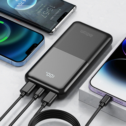 پاوربانک اکستروم مدل APB10K22W-B ظرفیت 10000 میلی آمپر ساعت