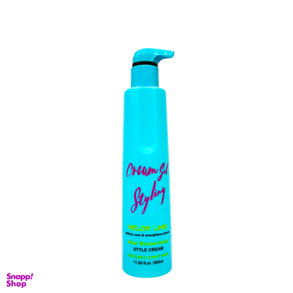 کرم ژل نانوگلوبال مدل حالت دهنده بدون سولفات موی فر حجم 350 میلی لیتر