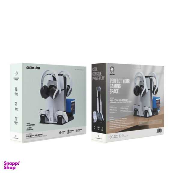 پایه شارژر و خنک کننده کنسول بازی گرین لاین مناسب برای سونی PS5