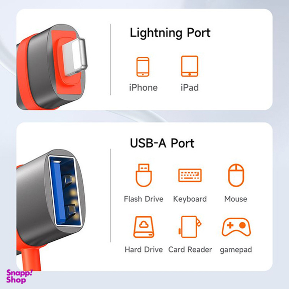مبدل USB به لایتنینگ مک دودو مدل OT-260