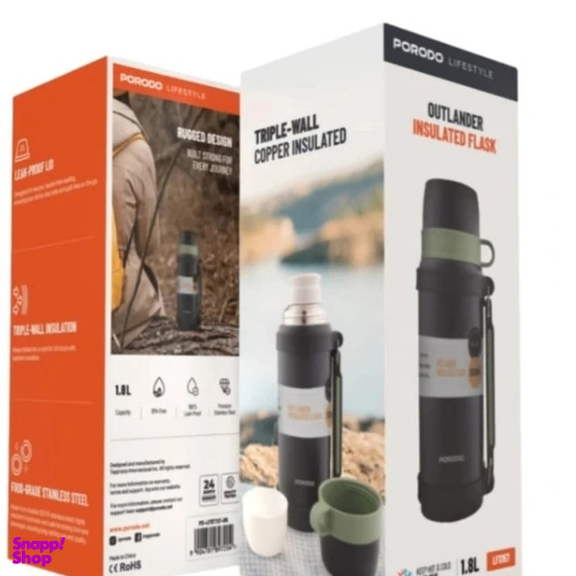 فلاسک پرودو مدل Outlander Insulated Flask کد LFS157 گنجایش ۱.۸ لیتر