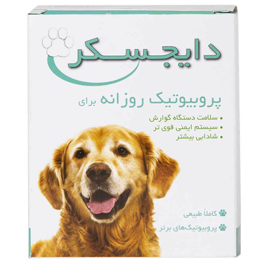 پودر پروبیوتیک سگ بایوران مدل دی پلاس دایراک وزن 150 گرم