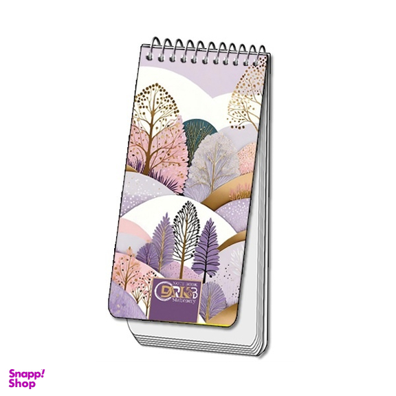 دفترچه یادداشت سیمی  80 برگ دارکوب مدل منظره کد 131/2