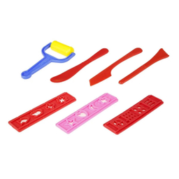 خمیر بازی 10 رنگ سطلی آریا به همراه دی وی دی کد 1068