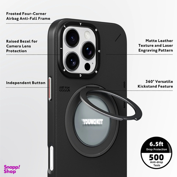 کاور یانگ کیت مدل Full Touch series Rotating Bracket مناسب برای گوشی موبایل اپل iPhone 16 pro