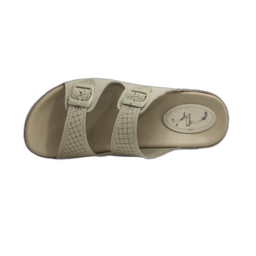 دمپایی طبی زنانه شهرام طب کد 8023 رنگ کرم