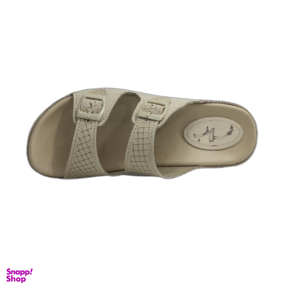 دمپایی طبی زنانه شهرام طب کد 8023 رنگ کرم