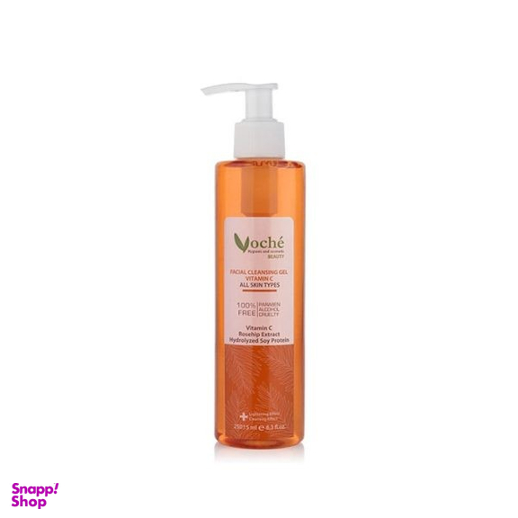 ژل شستشو صورت وچه مدل Vitamin C حجم 250 میلی لیتر