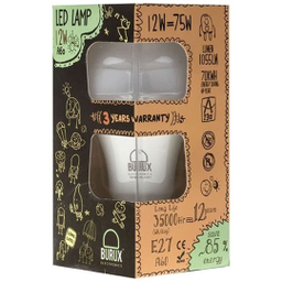 لامپ ال ای دی 12 وات بروکس مدل A60-PAIC بسته 5 عددی