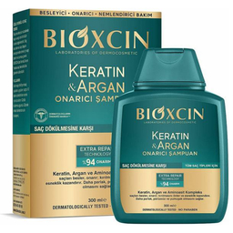 شامپو ضد ریزش مو بیوکسین مدل Keratin & Argan حجم 300 میلی لیتر