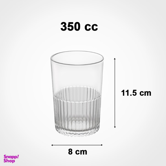لیوان لیمون مدل شیاردار کد 20 مجموعه 6 عددی